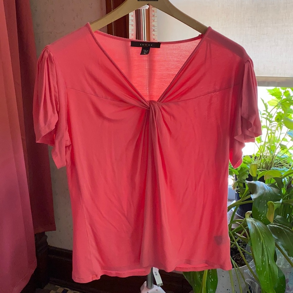 FEVER Women's Split Sleeve Top